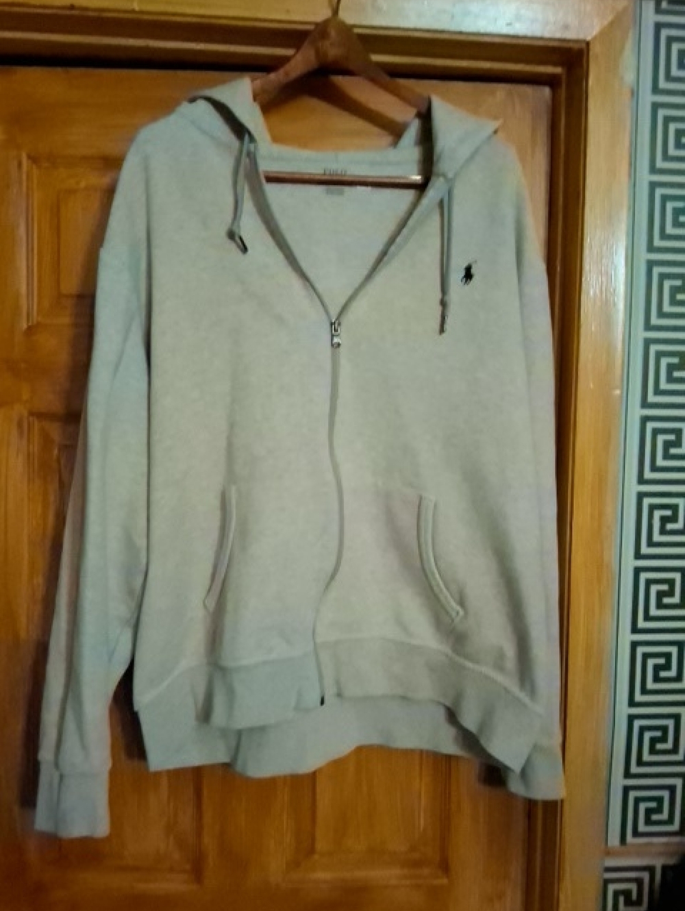 Polo by Ralph Lauren Heather Gray Zip Hoodie